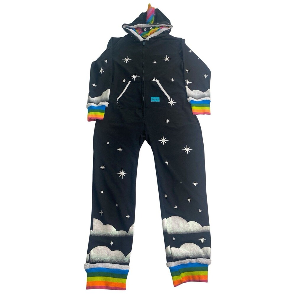 Tipsy Elves Nightmare Unicorn Costume Adult Medium Black Halloween Party Cosplay